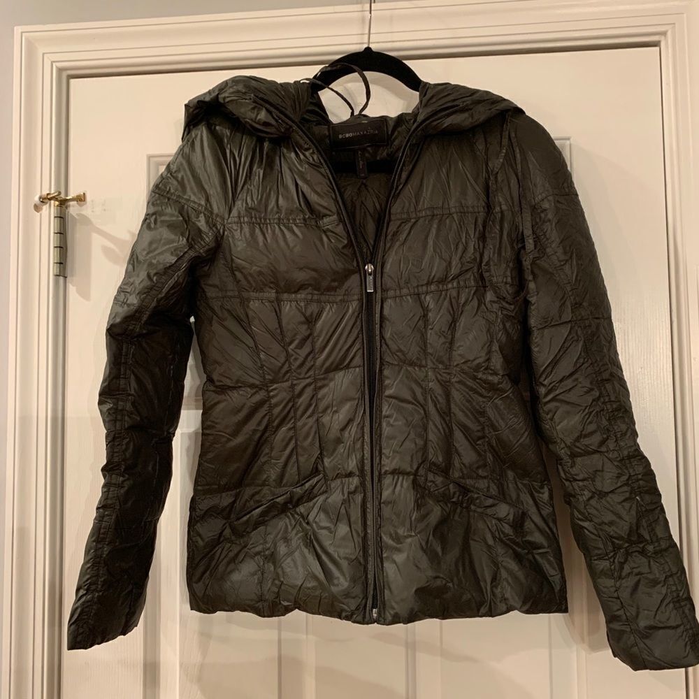 BCBGMaxAzria Down Packable Puffer Jacket sz XS
